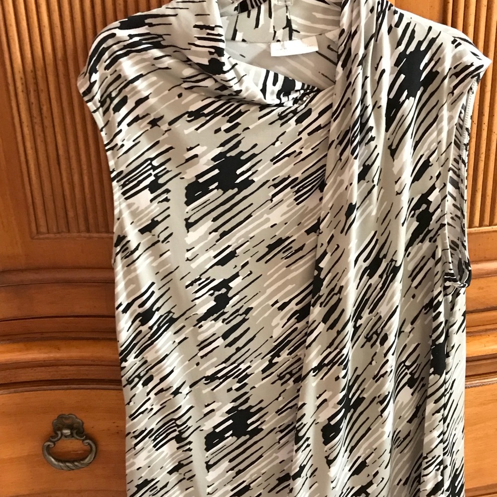 New York & Co gray and black camisole. Worn once.